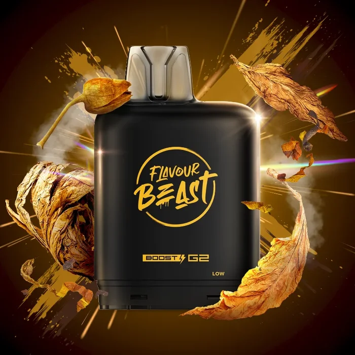 Level X G2 Ultra Flavour Beast Pods – Good Ol’ Golden Tobacco, 50K Puffs