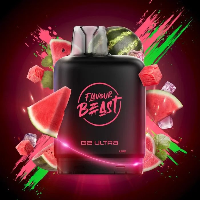 Level X G2 Ultra Flavour Beast Pods – Weekend Watermelon Ice, 50K Puffs