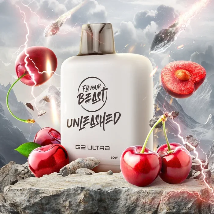Level X G2 Ultra Flavour Beast Unleashed Pods – Epic Cherry Ice, 50K Puffs
