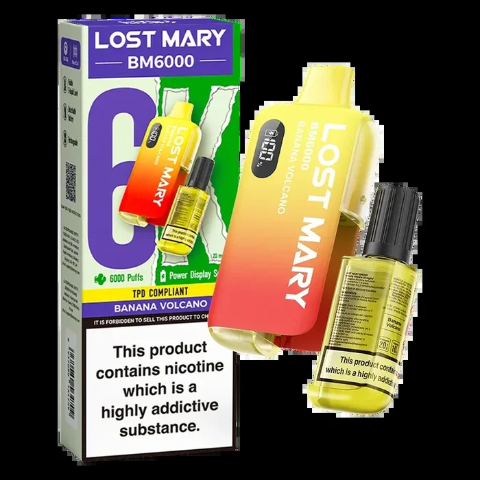Lost Mary BM6000 Banana Volcano Disposable Vape
