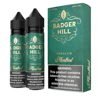 Menthol Tobacco 120ml E-Juice | Badger Hill Reserve