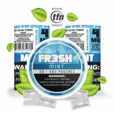 Mint | FR3SH Tobacco Free Nicotine pouches | 4mg & 6mg options (closeout)