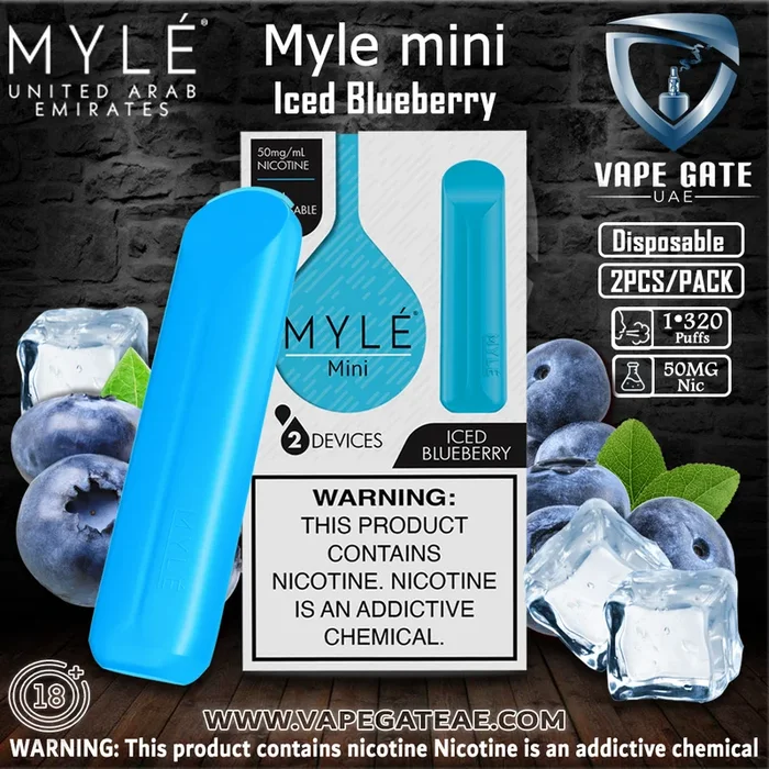 MYLE Mini Iced Blueberry Disposable Device