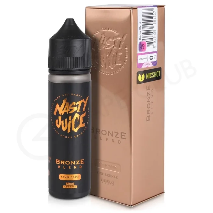 Nasty Bronze Blend Tobacco Series Freebase E-Liquid