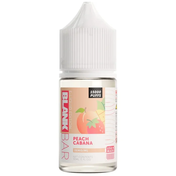 Peach Cabana – BLANK BAR 30mL Salt E-Liquid