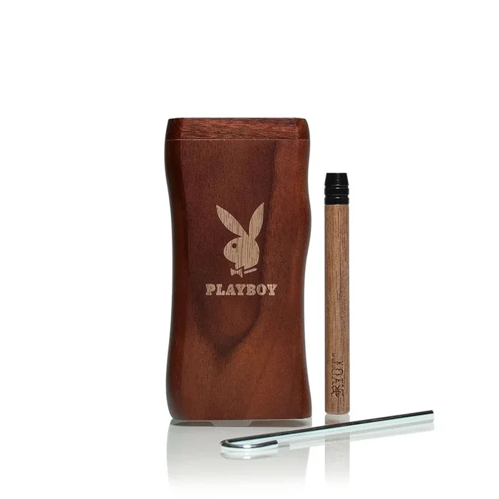 PLAYBOY BY RYOT WOODEN MAGNETIC DUGOUT WITH ONE HITTER