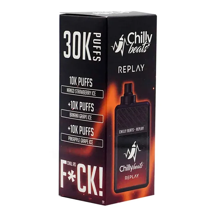 Pod Descartável Chilly Beats 30000 Puffs Replay| Chilly Beats