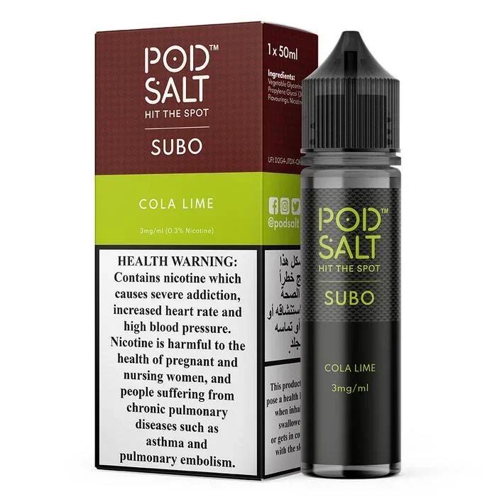 Pod Salt Cola Lime Freebase E-Liquid