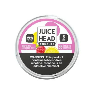 Raspberry Lemonade Mint | Nicotine Pouches | Juice Head | 20ct