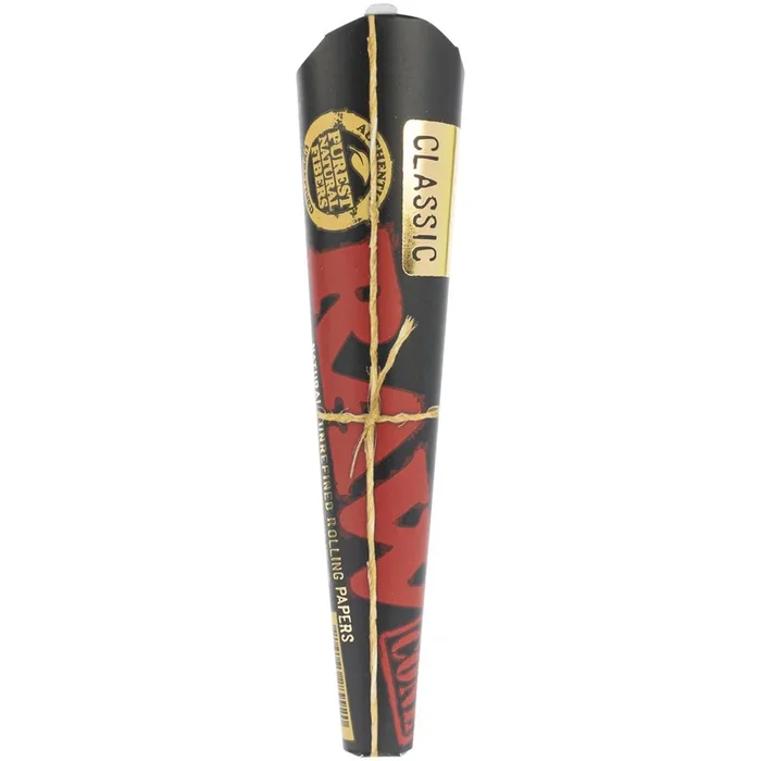 RAW- 3PK KING BLACK CONES CLASSIC