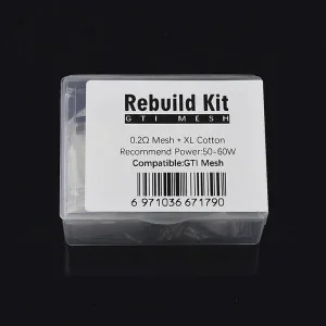 Rebuild Kit for GTI 0.15ohm 0.2ohm 0.4ohm Mesh Resistance For Vaporesso GTi Mesh Coil