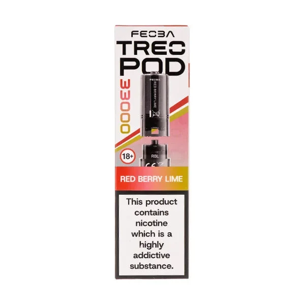 Red Berry Lime Treo 33K Prefilled Pod by Feoba