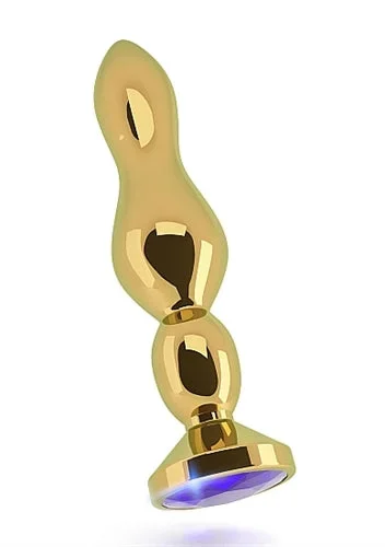 Rich R4 Gold Metal Plug – 4.8 Inch – Dark Purple Sapphire