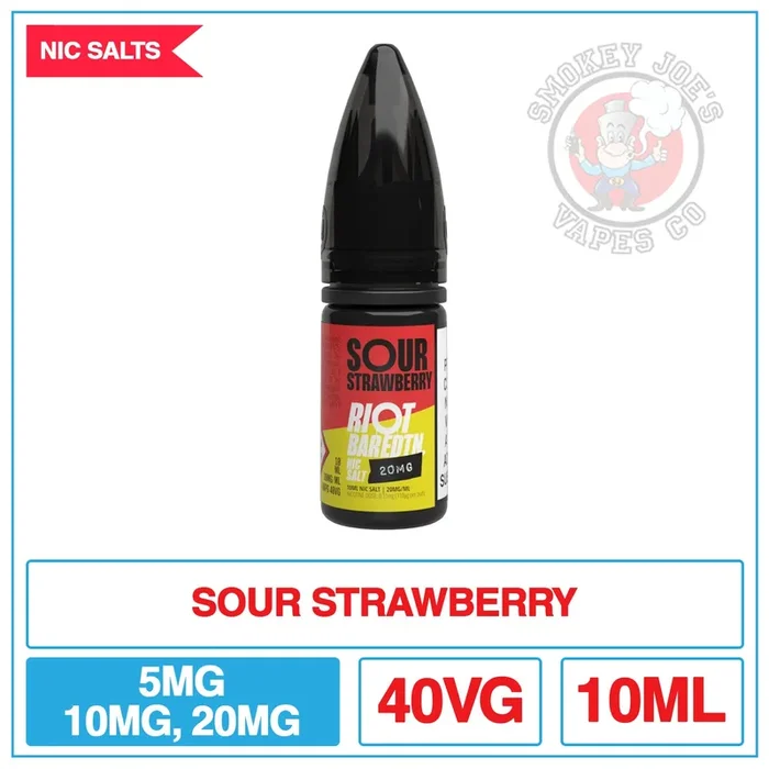 Riot Bar EDTN – Nic Salt – Sour Strawberry