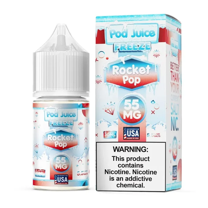 Rocket Pop FREEZE SALT – Pod Juice – 30mL