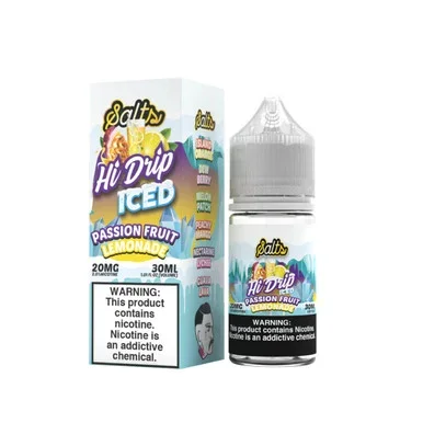 Salts Iced Passion Fruit Lemonade 30ml E-Juice | Hi Drip