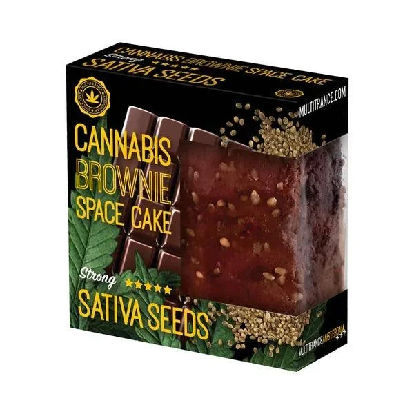 Sativa Seeds (Strong) Cannabis Brownie Space Cake