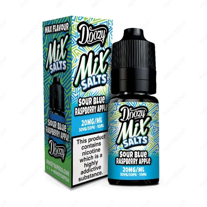 Sour Blue Raspberry Apple Doozy Mix Salts