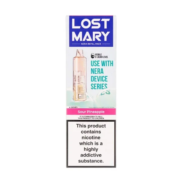 Sour Pineapple Nera 15k Pureview Prefilled Pod + Refill by Lost Mary