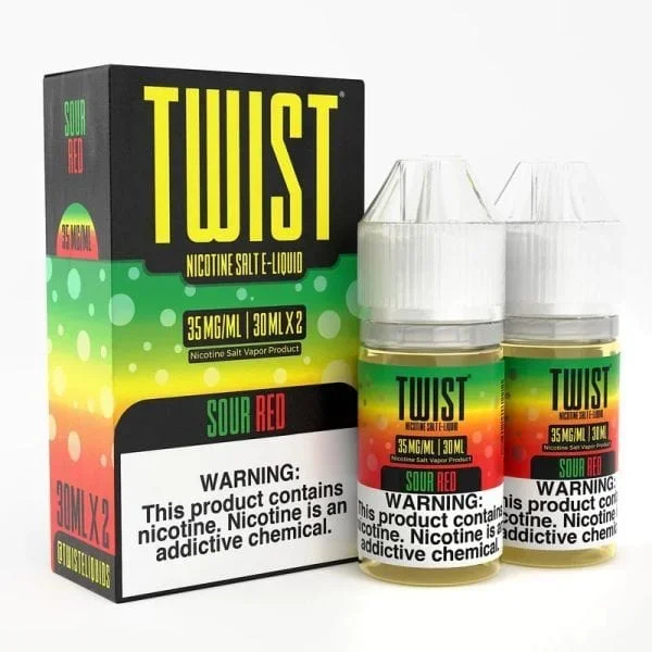 Sour Red SALT – Twist E-Liquids – 60mL