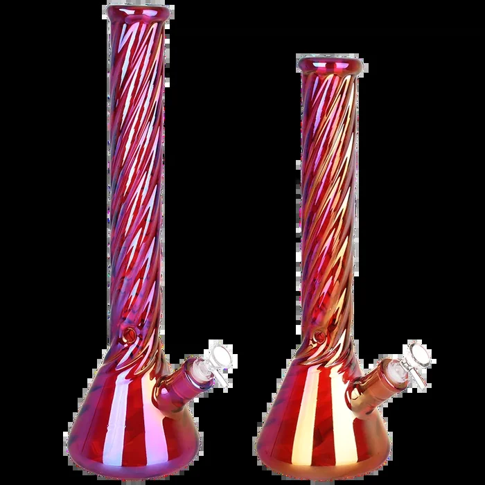 Spiral Neck Beaker Water Pipe