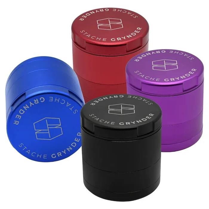 Stache Grynder – 5PC Dry Herb Grinder