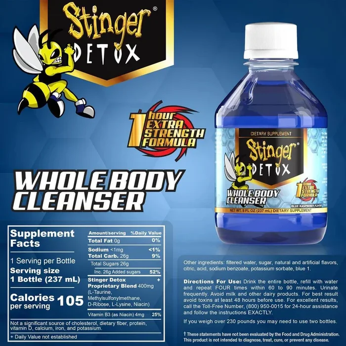Stinger Detox 1 Hour Extra strength Formula