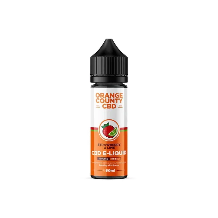 Strawberry & Lime CBD eLiquid 50ml 1500mg
