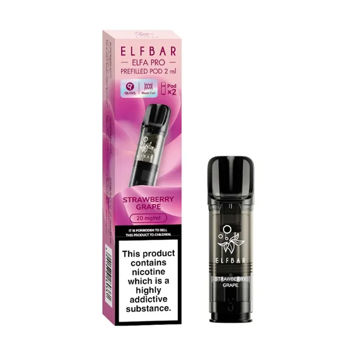 Strawberry Grape Elf Bar Elfa Pro Prefilled Pods