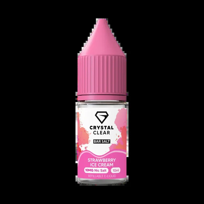 Strawberry Ice Cream – Crystal Clear Nic Salts 10ml