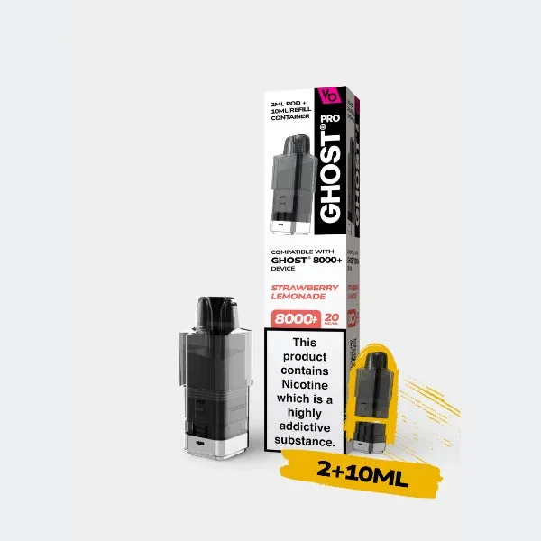 Strawberry Lemonade – Ghost Pro 8000+ Refill Pods