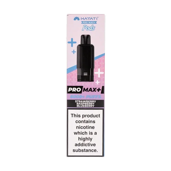 Strawberry Raspberry Blueberry Pro Max Prefilled Pod + Refill by Hayati