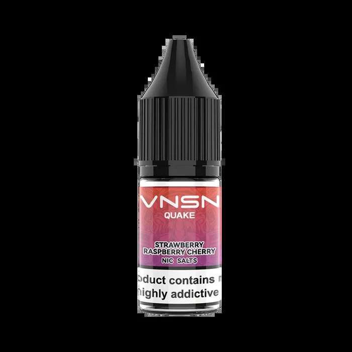 Strawberry Raspberry Cherry – VNSN Quake Nic Salts 10ml