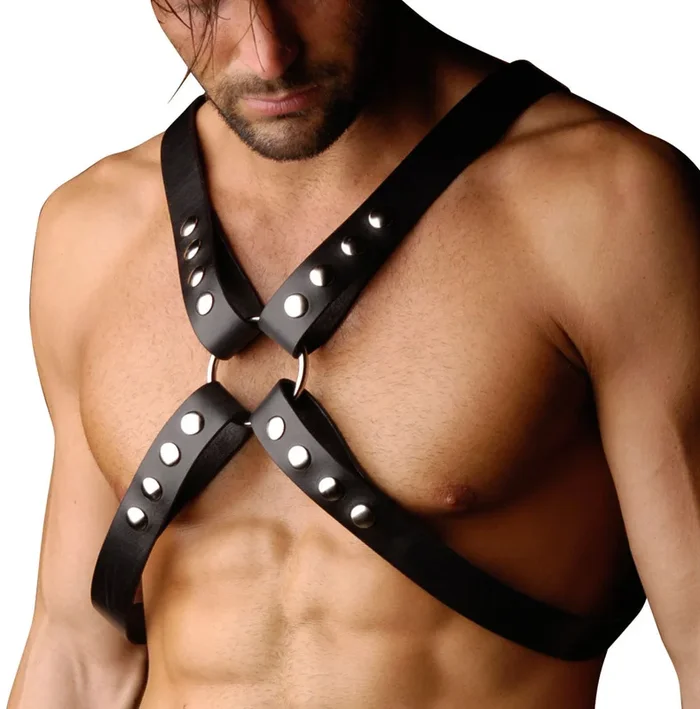 Strict Leather 4 Strap Chest Harness – Small – Medium