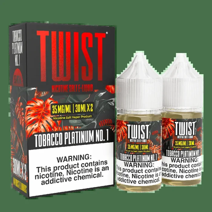 Tobacco Platinum No. 1 SALT – Twist E-Liquids – 60mL