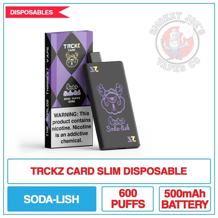 TRCKZ Card – Slim Disposable Vape – Soda-Lish – 20mg