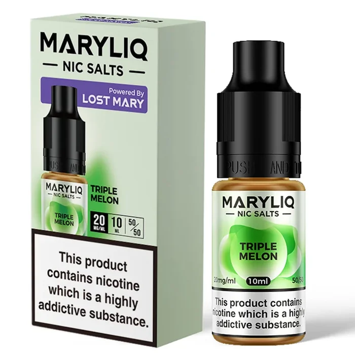 Triple Melon By Maryliq – Lost Mary Nic Salt E-Liquid 10ml