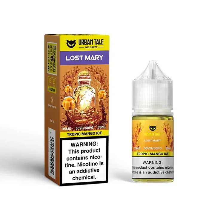 Tropic Mango ICE SALT – Urban Tale x Lost Mary – 30mL