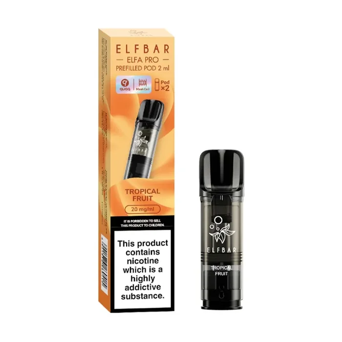 Tropical Fruit Elf Bar Elfa Pro Prefilled Pods