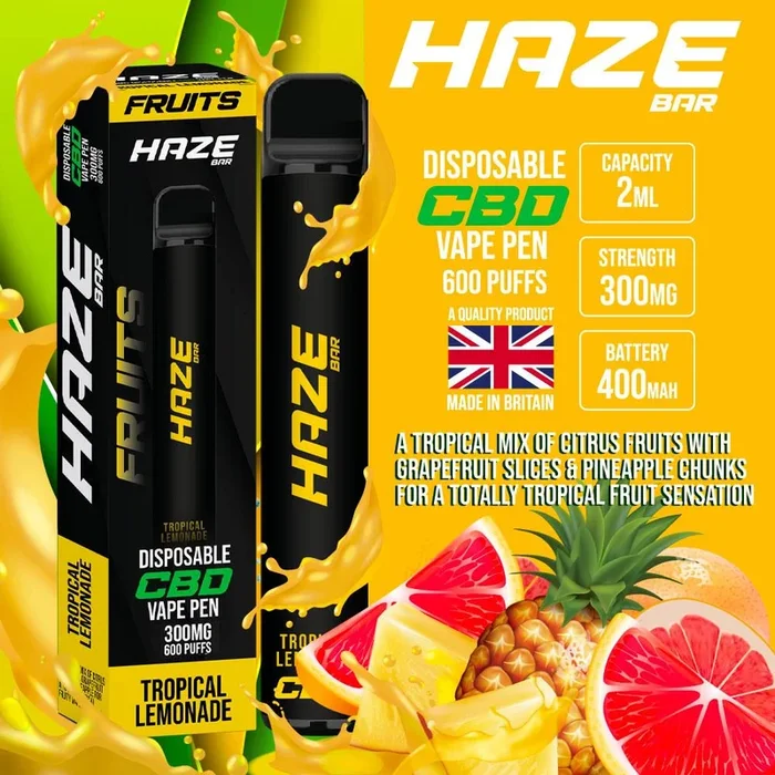 Tropical Lemonade CBD Disposable Vape