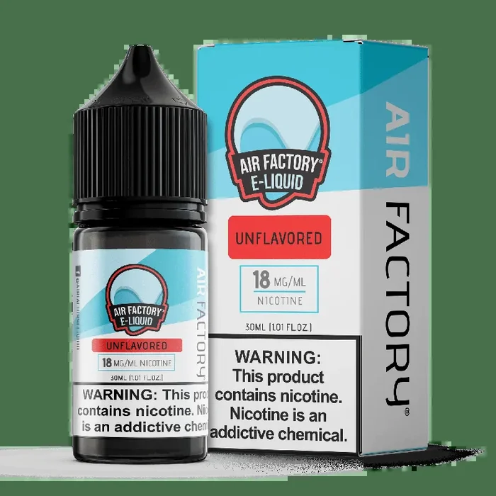 Unflavored SALT – Air Factory E-Liquids – 30mL