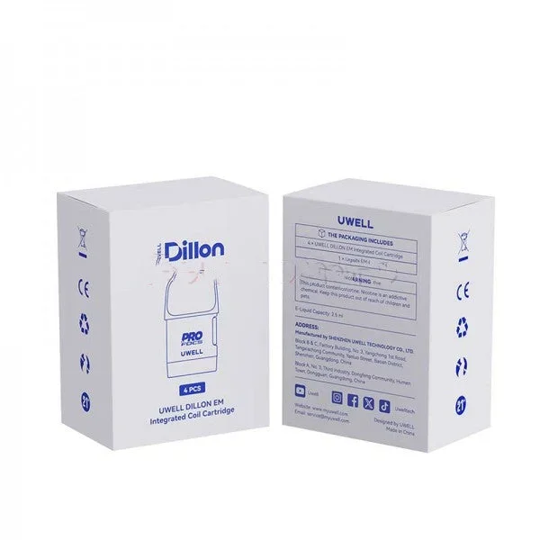 Uwell Dillon EM Pod Cartridge 4pcs/pack