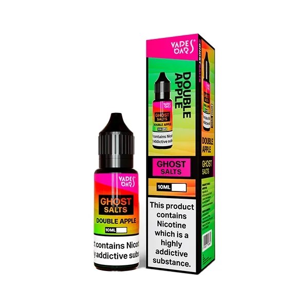 Vapes Bars Ghost Salts Double Apple E Liquid 10ml