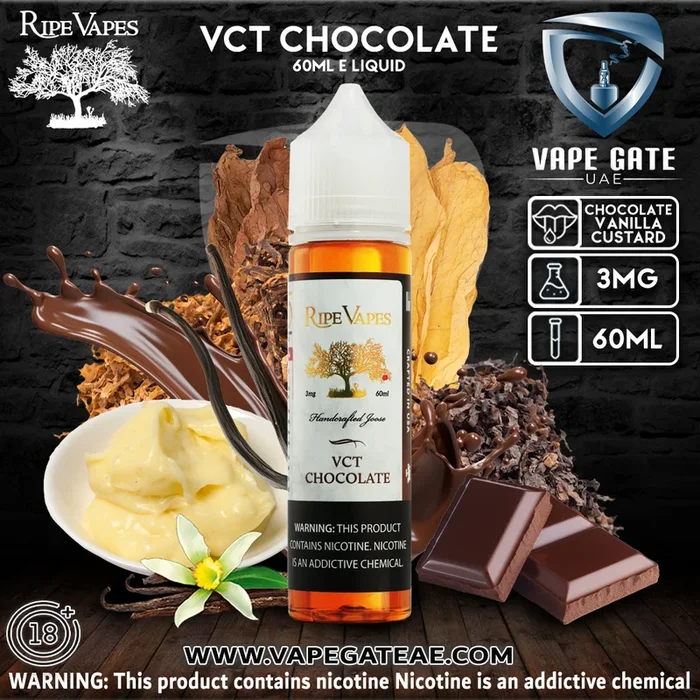 VCT Chocolate 60ml E liquid by Ripe Vape