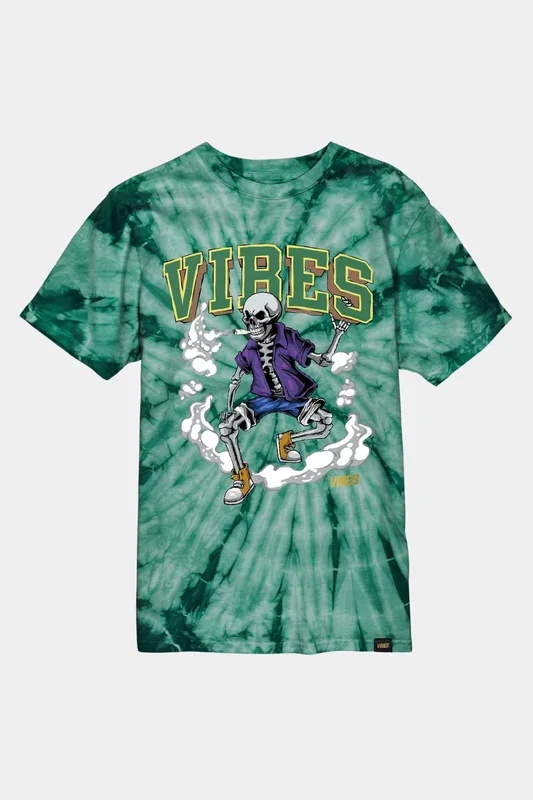 Vibes Skull and Cones Shirt – Green