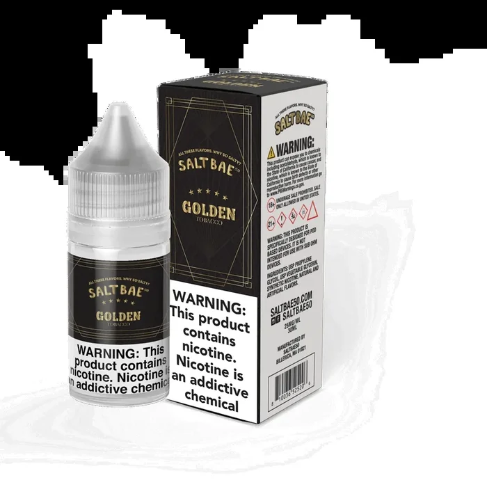 Virginia Tobacco (Golden Tobacco) SALT – Salt Bae 50 – 30mL