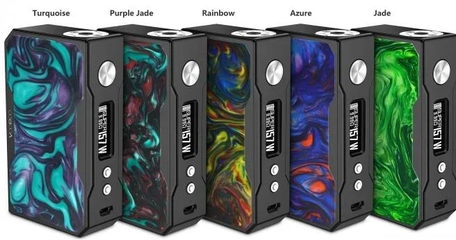 Voopoo Black Drag Resin Version 157W TC Box Mod