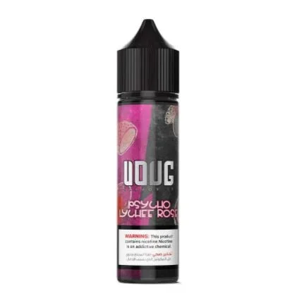 VOUG PSYCHO LYCHEE ROSE FREEBASE E-LIQUID