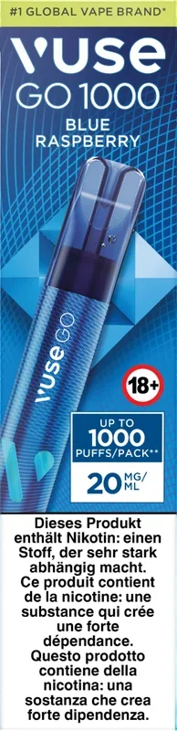 Vuse Go 1000 Blue Raspberry 20mg