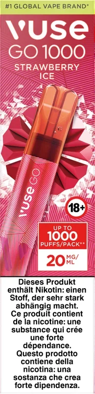 Vuse Go 1000 Strawberry Ice 20mg
